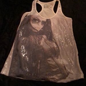 Sequined Tank Top